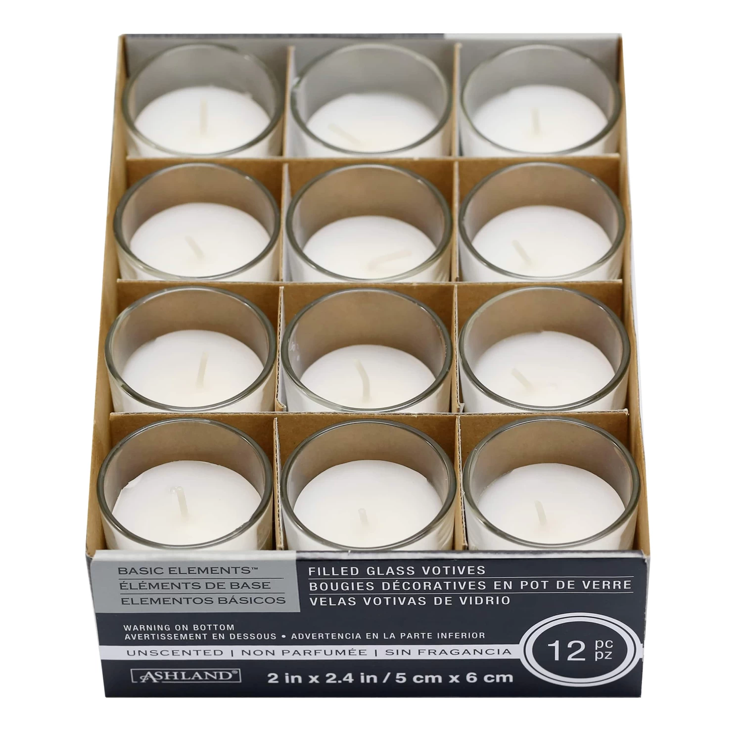12 Ivory Glass Votive Candles By Ashland® Basic Elements™ 8 12 Ivory Glass Votive Candles By Ashland® Basic Elements™ - Image 8