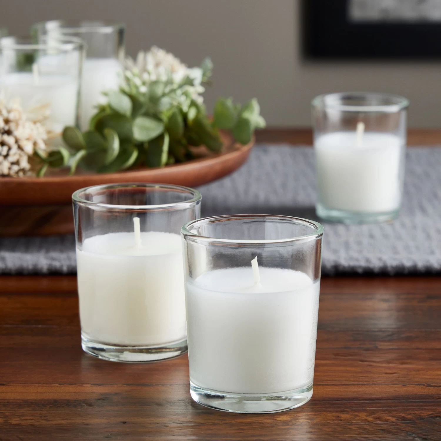 12 Ivory Glass Votive Candles By Ashland® Basic Elements™ 6 12 Ivory Glass Votive Candles By Ashland® Basic Elements™ - Image 6