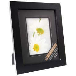 Black Gallery Frame With Black Double Mat By Studio Décor® -Home Sale Store 10144578