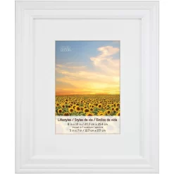 4 White Frames With Mat, 5" X 7", Lifestyles By Studio Décor® -Home Sale Store 10146234