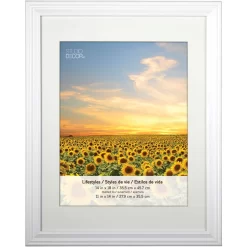 2 White Frames With Mat, 11" X 14", Lifestyles By Studio Décor®
