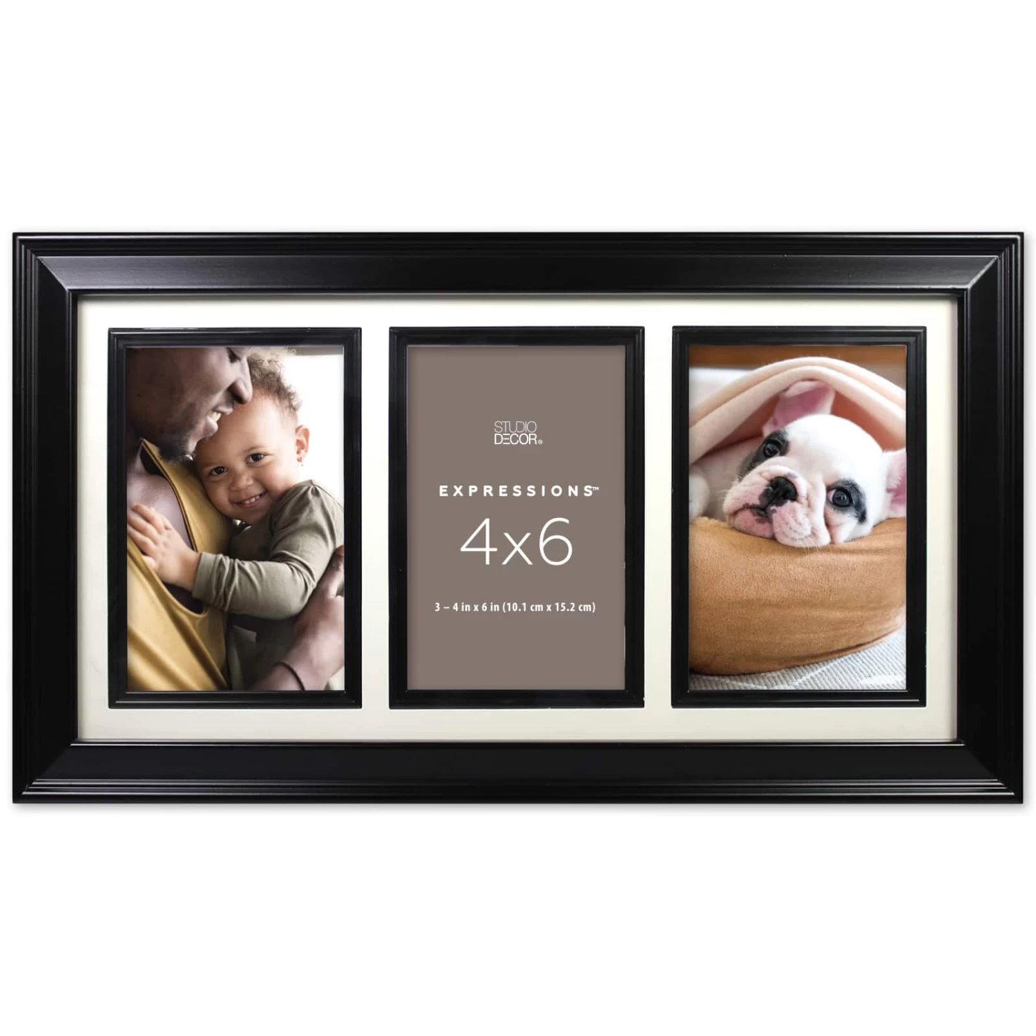 3 Opening 4" X 6" Collage Frame, Expressions™ By Studio Décor® 1 3 Opening 4" X 6" Collage Frame, Expressions™ By Studio Décor®