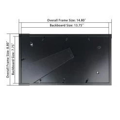 3 Opening Black Collage Frame With Mat, Simply Essentials™ By Studio Décor® -Home Sale Store 10194019 4