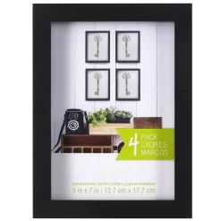 12 Packs: 4 Ct. (48 Total) Black 5" X 7" Shadow Box By Studio Décor® -Home Sale Store 10226846 r