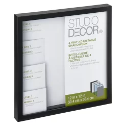 Black Adjustable-Depth Shadow Box By Studio Décor® -Home Sale Store 10268662 31 scaled