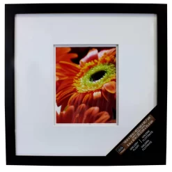 Black Square Gallery Wall Frame With Double Mat By Studio Décor®
