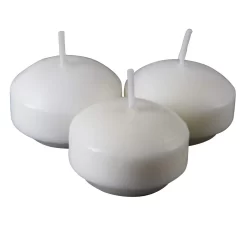 Ashland® Floating Candles Value Pack, White Linen