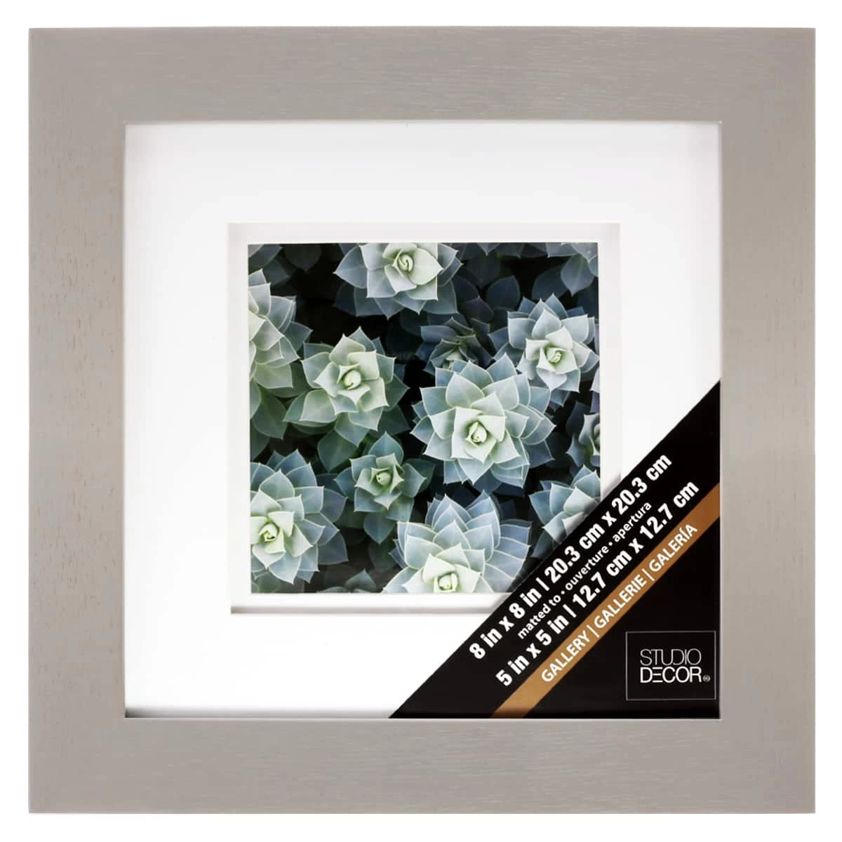 Grey Gallery Frame With Double Mat By Studio Décor® 1 Grey Gallery Frame With Double Mat By Studio Décor®