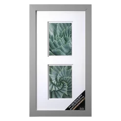Gray 2-Opening Gallery Frame With Double Mat By Studio Décor®