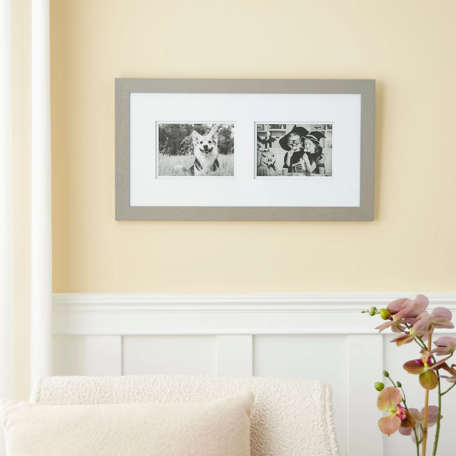 Gray 2-Opening Gallery Frame With Double Mat By Studio Décor® 3 Gray 2-Opening Gallery Frame With Double Mat By Studio Décor® - Image 3
