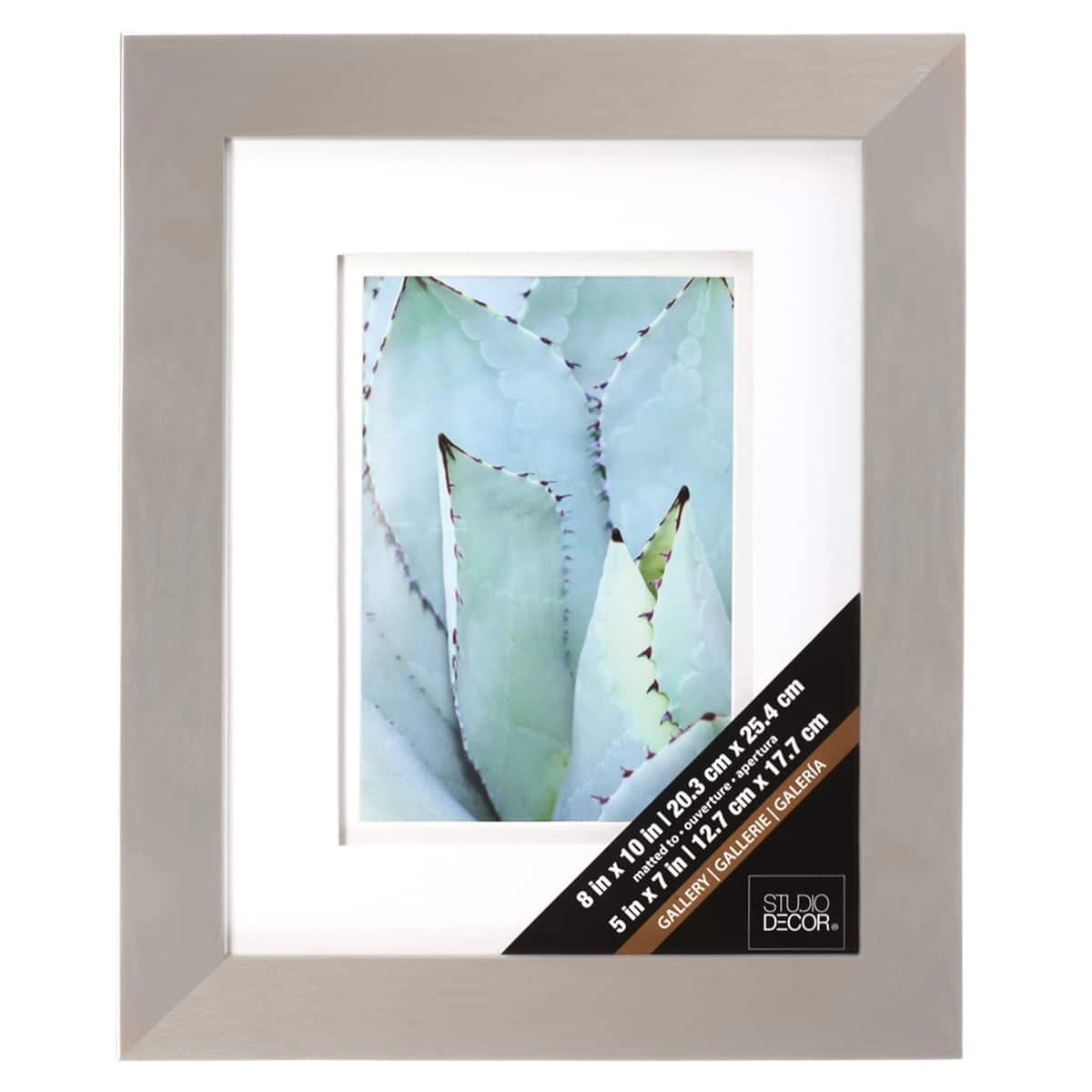 Grey Gallery Frame With Double Mat By Studio Décor® 5 Grey Gallery Frame With Double Mat By Studio Décor® - Image 5