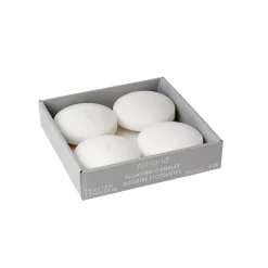 Basic Elements™ White Floating Candles, 4ct. By Ashland® -Home Sale Store 10360224 30 scaled