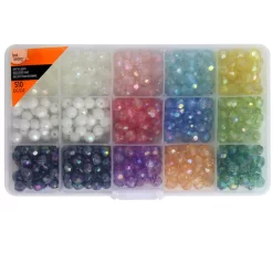 Bead Landing™ Faceted Aurora Borealis Crafting Beads Box -Home Sale Store 10392609
