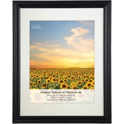 2 Black Frames With Mat, 11" X 14", Lifestyles By Studio Décor® -Home Sale Store 10417331