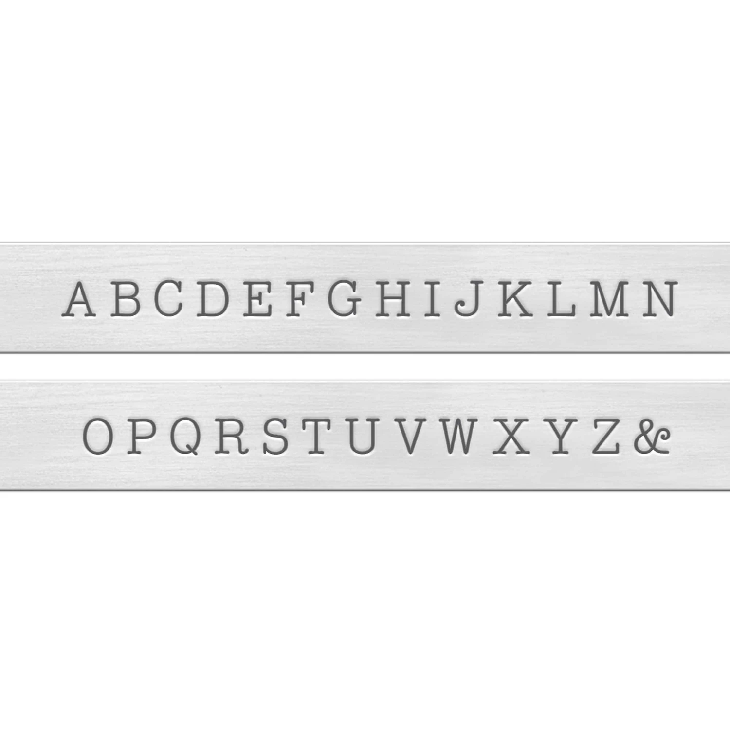 ImpressArt® Basic Uppercase Typewriter Letter Stamps, 3mm 2 ImpressArt® Basic Uppercase Typewriter Letter Stamps, 3mm - Image 2