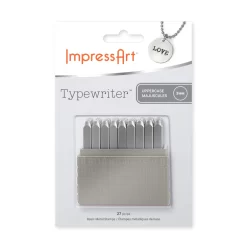 ImpressArt® Basic Uppercase Typewriter Letter Stamps, 3mm 7 ImpressArt® Basic Uppercase Typewriter Letter Stamps, 3mm -Home Sale Store 10441755 3