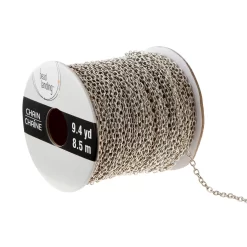 9.4 Yd. Rhodium Chain Spool By Bead Landing™