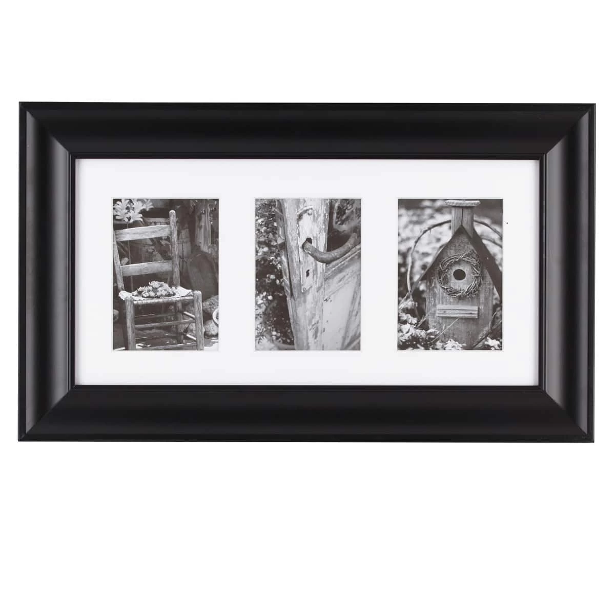 Black 3-Opening Gallery Frame By Studio Décor® 1 Black 3-Opening Gallery Frame By Studio Décor®