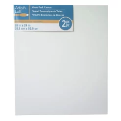 12 Packs: 2 Ct. (24 Total) Value Pack Canvas, By Artist's Loft® Necessities™ -Home Sale Store 10473164