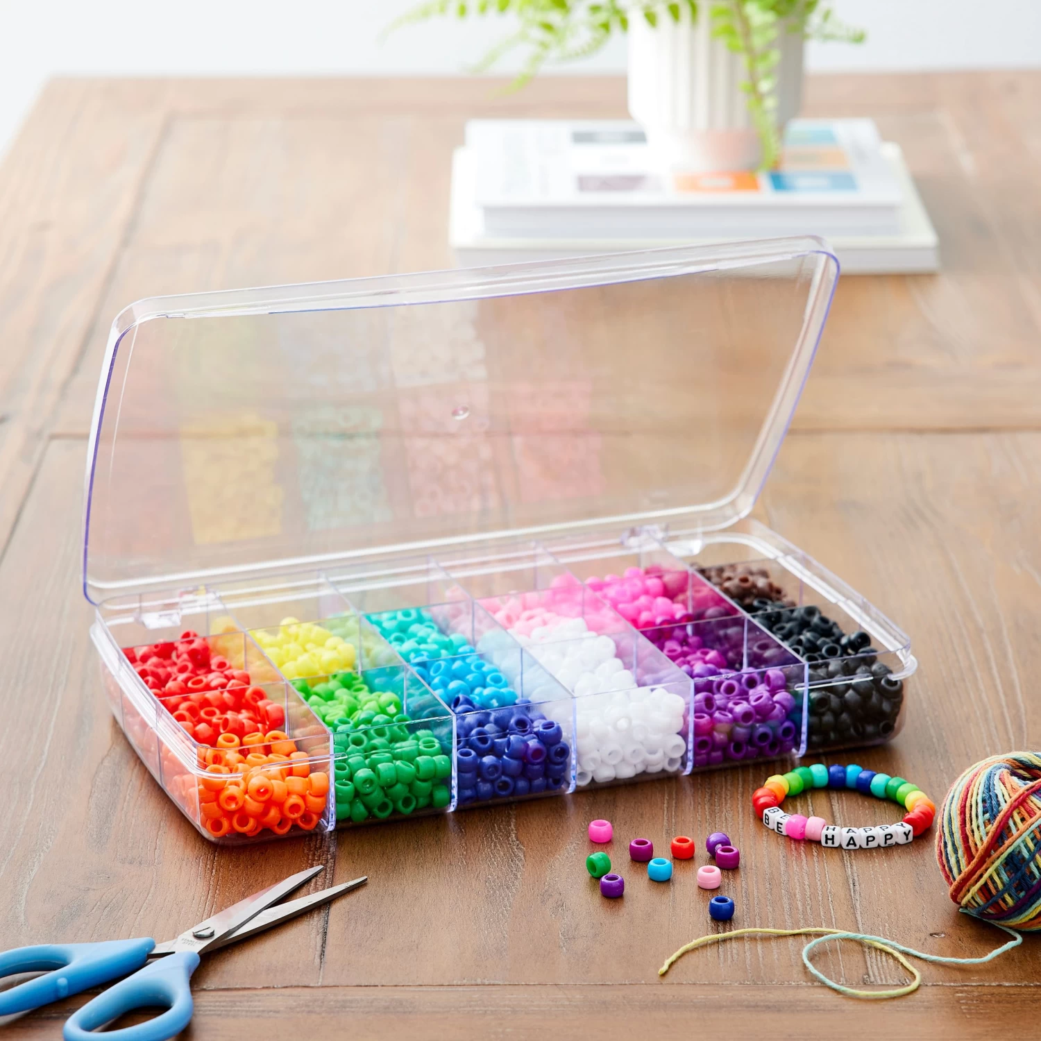 Large Rainbow Pony Bead Box By Creatology™ 2 Large Rainbow Pony Bead Box By Creatology™ - Image 2