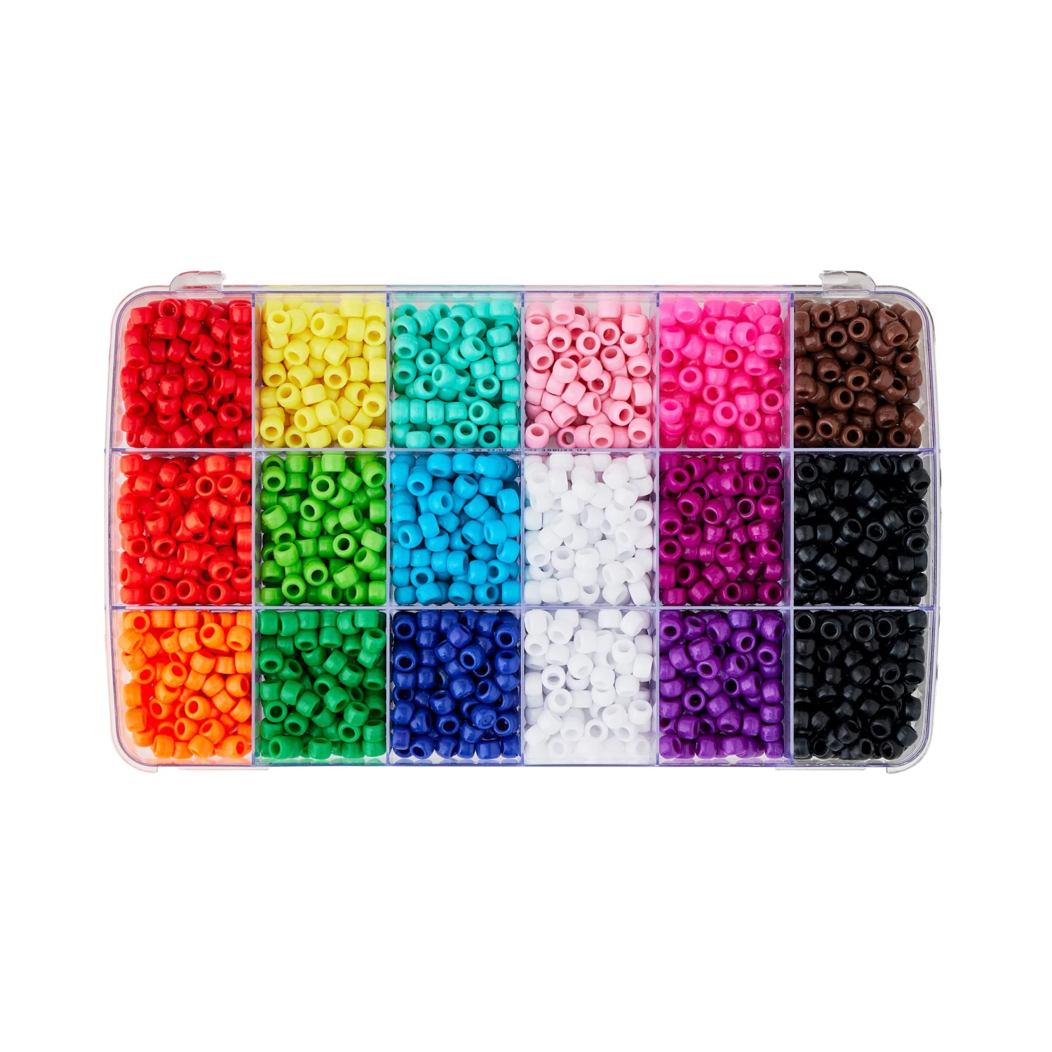 Large Rainbow Pony Bead Box By Creatology™ 1 Large Rainbow Pony Bead Box By Creatology™