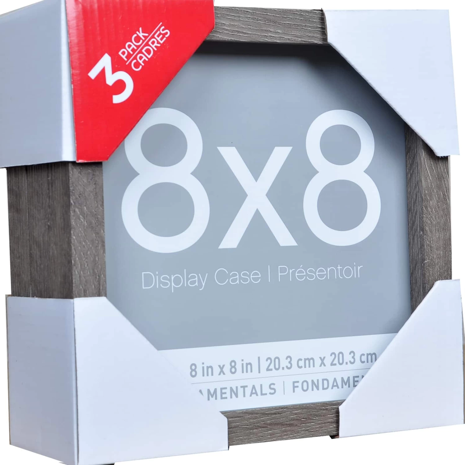 3-Pack Gray 8" X 8" Shadow Boxes, Fundamentals By Studio Décor® 2 3-Pack Gray 8" X 8" Shadow Boxes, Fundamentals By Studio Décor® - Image 2