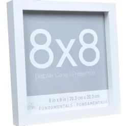 3-Pack White 8" X 8" Shadow Boxes, Fundamentals By Studio Décor® 9 3-Pack White 8" X 8" Shadow Boxes, Fundamentals By Studio Décor® -Home Sale Store 10500651 2 1