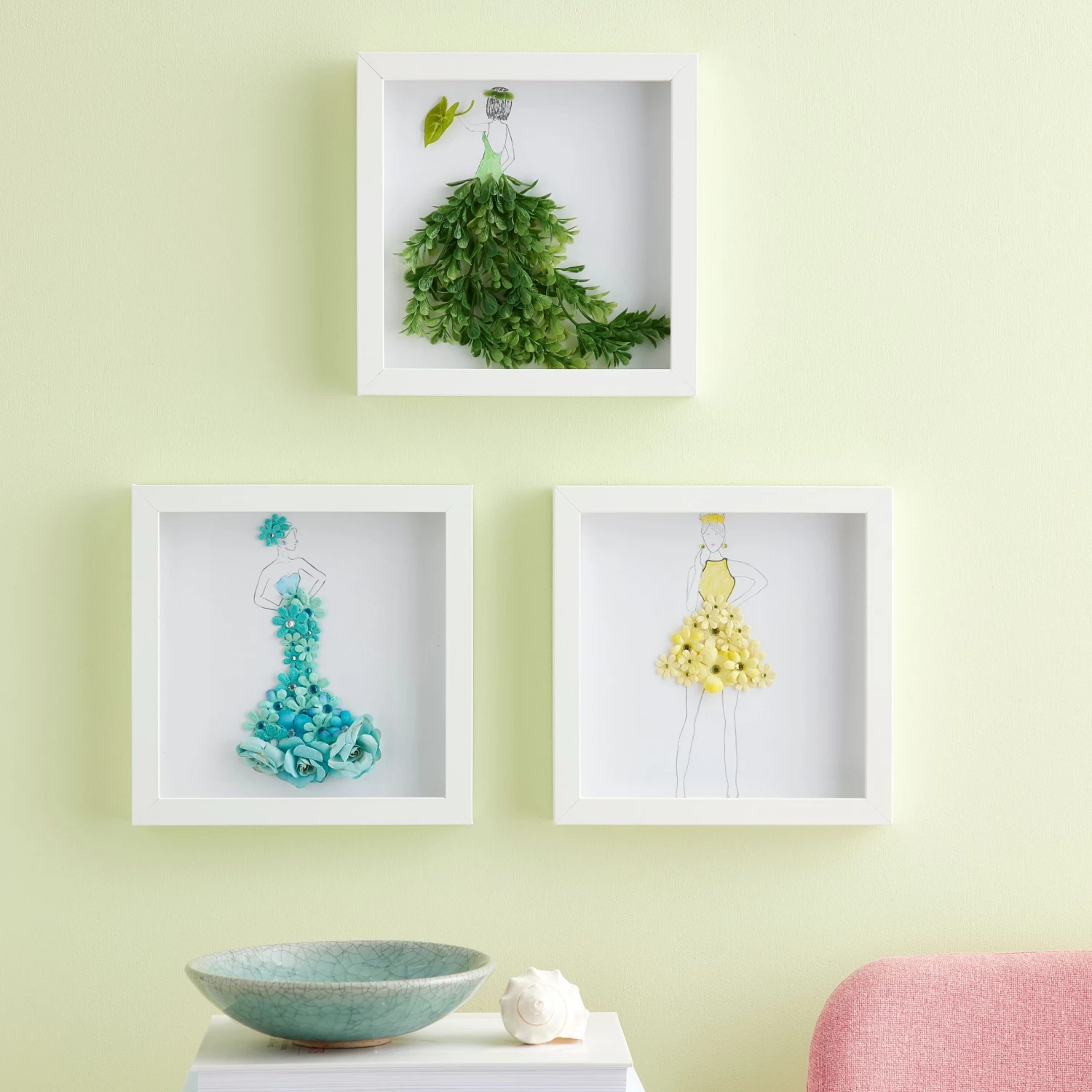 3-Pack White 8" X 8" Shadow Boxes, Fundamentals By Studio Décor® 2 3-Pack White 8" X 8" Shadow Boxes, Fundamentals By Studio Décor® - Image 2