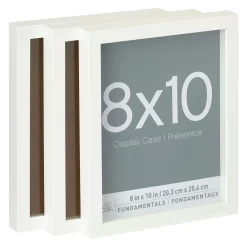 3-Pack White 8" X 10" Shadow Boxes, Fundamentals By Studio Décor®