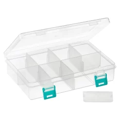 Clear & Turquoise Storage Box By Simply Tidy™ -Home Sale Store 10505021 31 scaled
