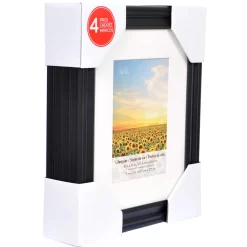 4 Pack Black 5" X 7" Frame With Mat, Lifestyles™ By Studio Décor® -Home Sale Store 10536721 2
