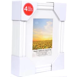 4 White Frames With Mat, 5" X 7", Lifestyles By Studio Décor® -Home Sale Store 10536722 2