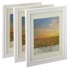 3 White Frames With Mat, 8" X 10", Lifestyles By Studio Décor®