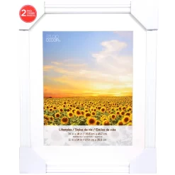 2 White Frames With Mat, 11" X 14", Lifestyles By Studio Décor® -Home Sale Store 10536726