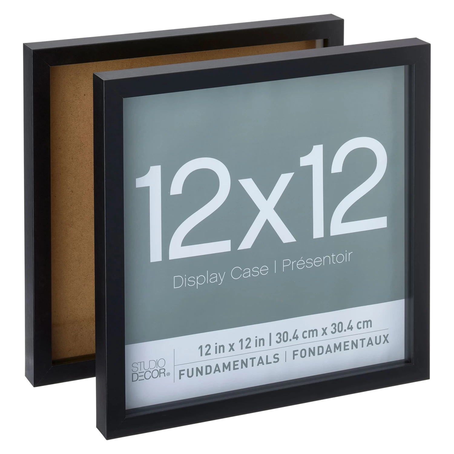 2-Pack Black 12" X 12" Shadow Boxes, Fundamentals By Studio Décor® 3 2-Pack Black 12" X 12" Shadow Boxes, Fundamentals By Studio Décor® - Image 3