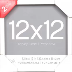 9 Packs: 2 Ct. (18 Total) White Fundamentals 12" X 12" Display Box By Studio Décor® -Home Sale Store 10545050