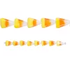 12 Pack: Yellow, Orange & White Candy Corn Glass Beads, 15mm By Bead Landing™