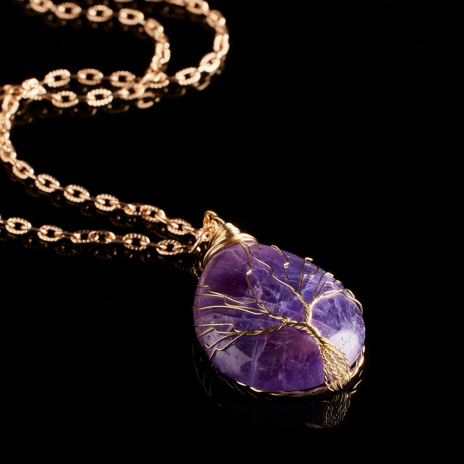 Signature Amethyst Wire Wrapped Pendant By Bead Landing™ 2 Signature Amethyst Wire Wrapped Pendant By Bead Landing™ - Image 2