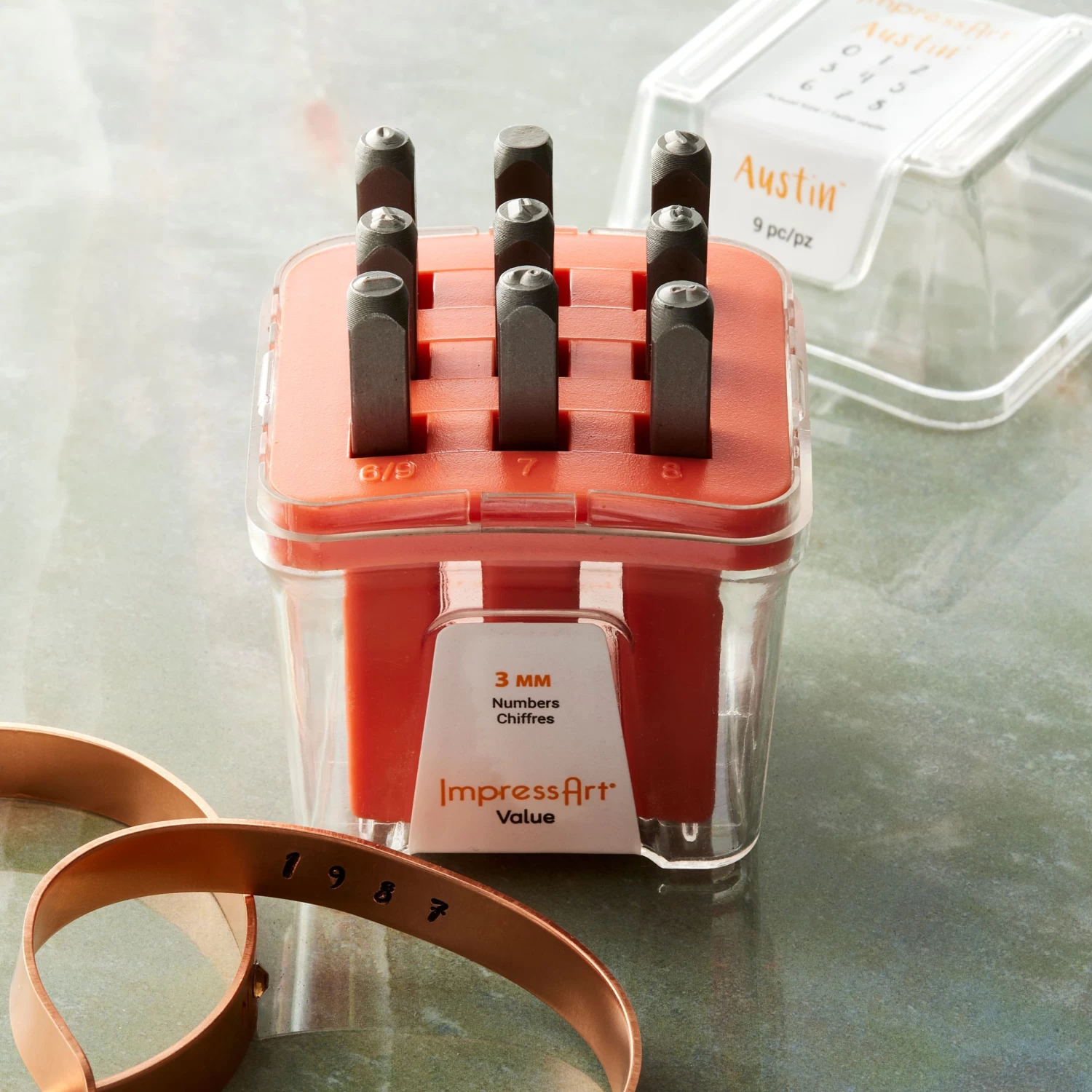 ImpressArt® Austin™ Number Metal Stamp Set 2 ImpressArt® Austin™ Number Metal Stamp Set - Image 2