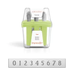 ImpressArt® Arcadia™ Number Metal Stamp Set -Home Sale Store 10581383 2