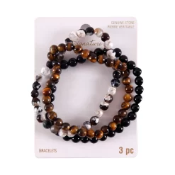 Signature Color Shop Black Agate, Fire Agate & Tiger Eye Bracelets By Bead Landing™ -Home Sale Store 10592402 1