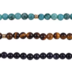 6 Packs: 3 Ct. (18 Total) Signature Color Shop Tiger Eye & Jasper Bracelets By Bead Landing™ -Home Sale Store 10592637 2 1