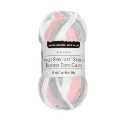 18 Pack: Sweet Snuggles™ Stripes Yarn By Loops & Threads® -Home Sale Store 10621513 1