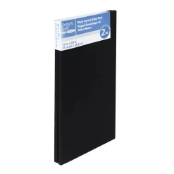12 Packs: 2 Ct. (24 Total) Black Canvas Value Pack By Artist's Loft™ Necessities™ -Home Sale Store 10622206 4