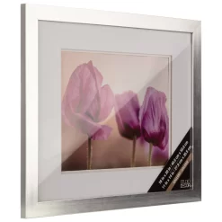 Silver Galvanized Frame With Double Mat, Gallery By Studio Décor® 7 Silver Galvanized Frame With Double Mat, Gallery By Studio Décor® -Home Sale Store 10624978 6