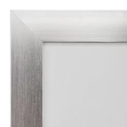 Silver Galvanized 5" X 7" Frame With Double Mat, Gallery By Studio Décor® -Home Sale Store 10624979 2