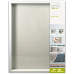 White Flat Shadow Box By Studio Décor® -Home Sale Store 10625220 1