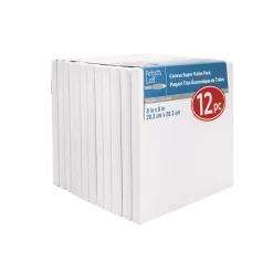 8 Packs: 12 Ct. (96 Total) 8" X 8" Super Value Canvas By Artist's Loft™ Necessities™ -Home Sale Store 10654631 3 scaled