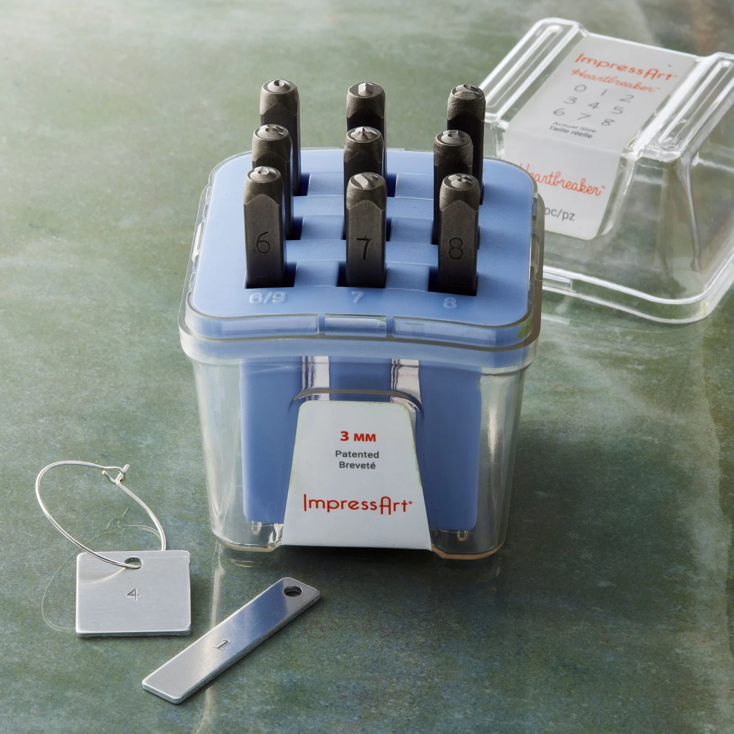 ImpressArt® Heartbreaker™ Numbers Stamp Set 2 ImpressArt® Heartbreaker™ Numbers Stamp Set - Image 2