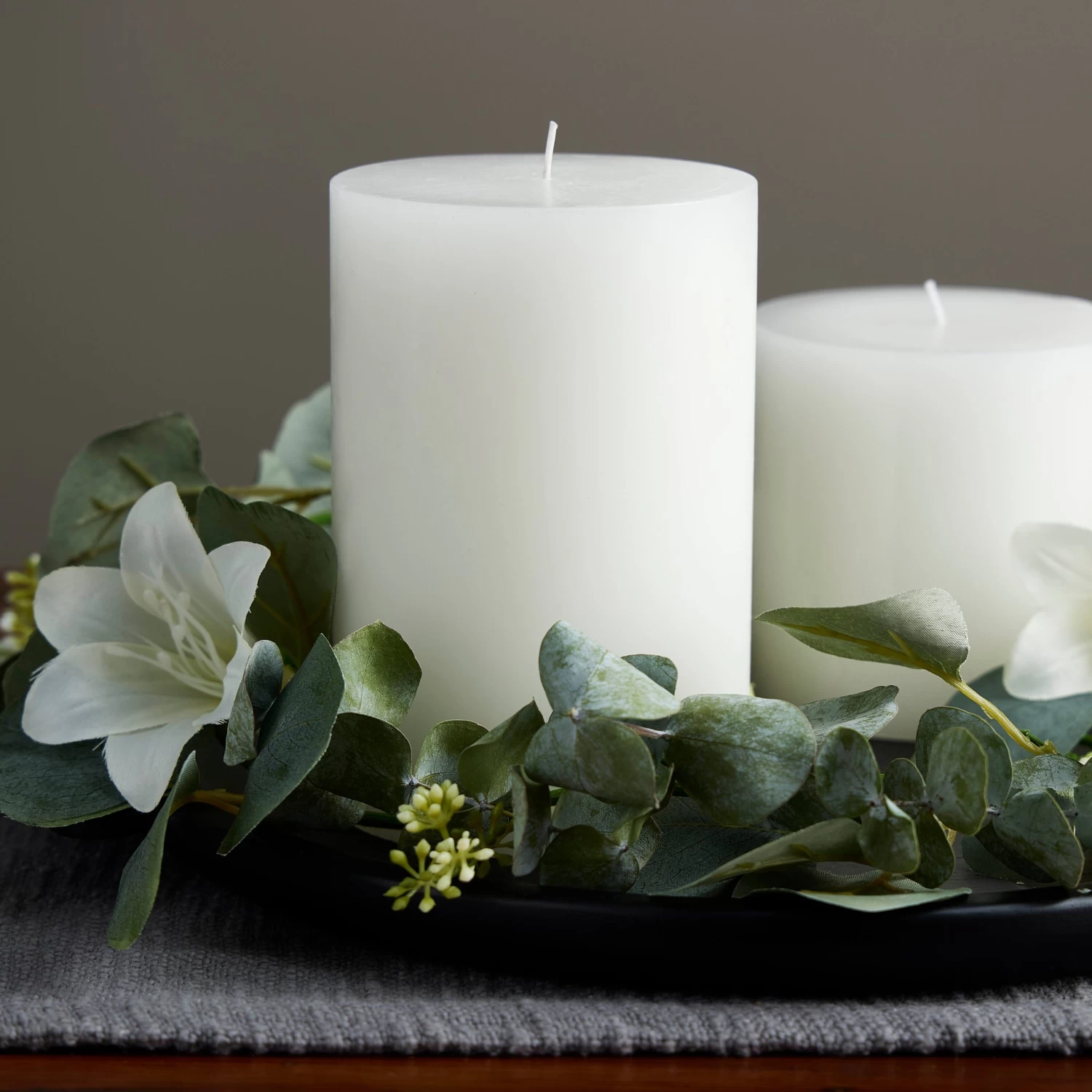 4" X 6" White Pillar Candle By Ashland® 2 4" X 6" White Pillar Candle By Ashland® - Image 2